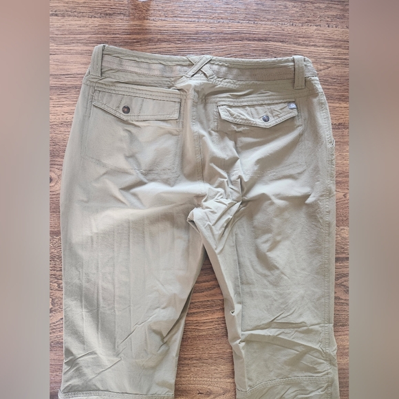 Marmot Khaki Rollup Hiking Pants Size 8 - Picture 5 of 7